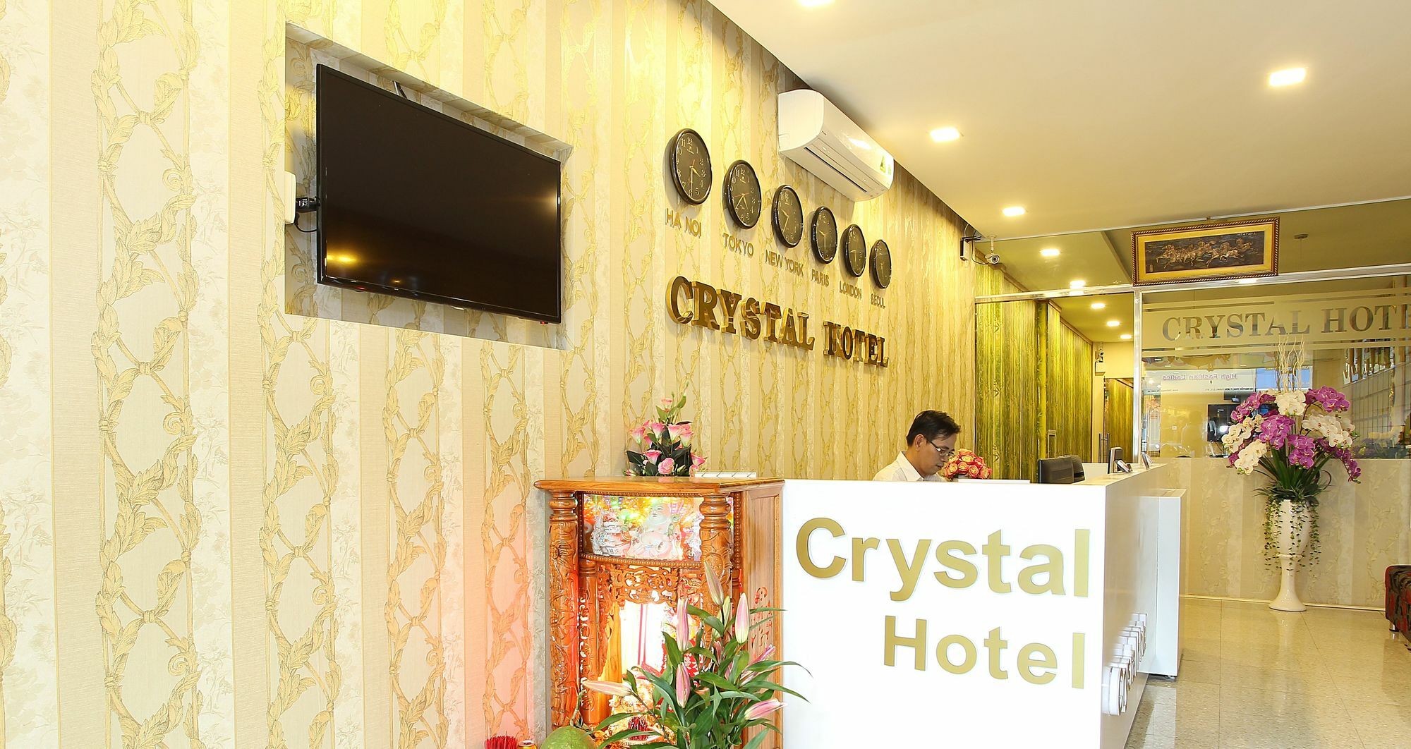 Saigon Crystal Hotel Ho-Chi-Minh-Stadt Exterior foto