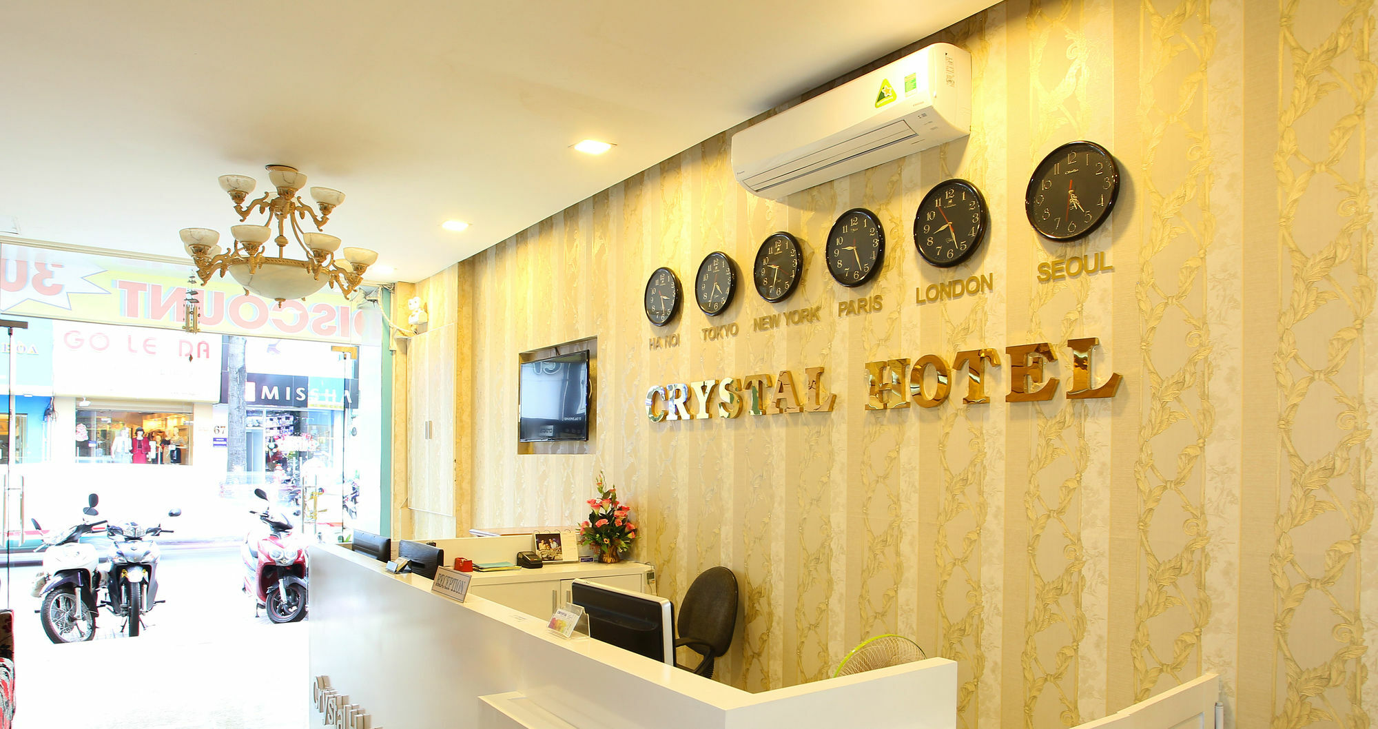 Saigon Crystal Hotel Ho-Chi-Minh-Stadt Exterior foto